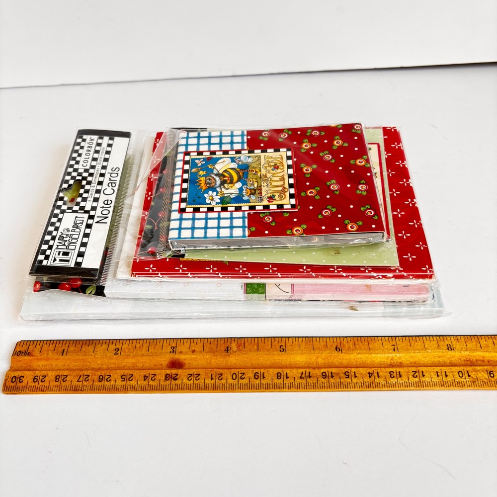 Mary Engelbreit Stationery Lot Note Cards Magnetic Notepad Sticky Notes Magnet - Picture 7 of 8